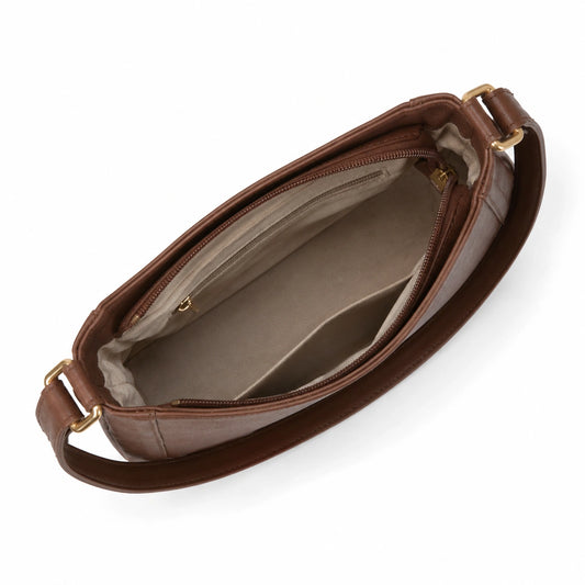 Bagvella Brown Shoulder Handbag