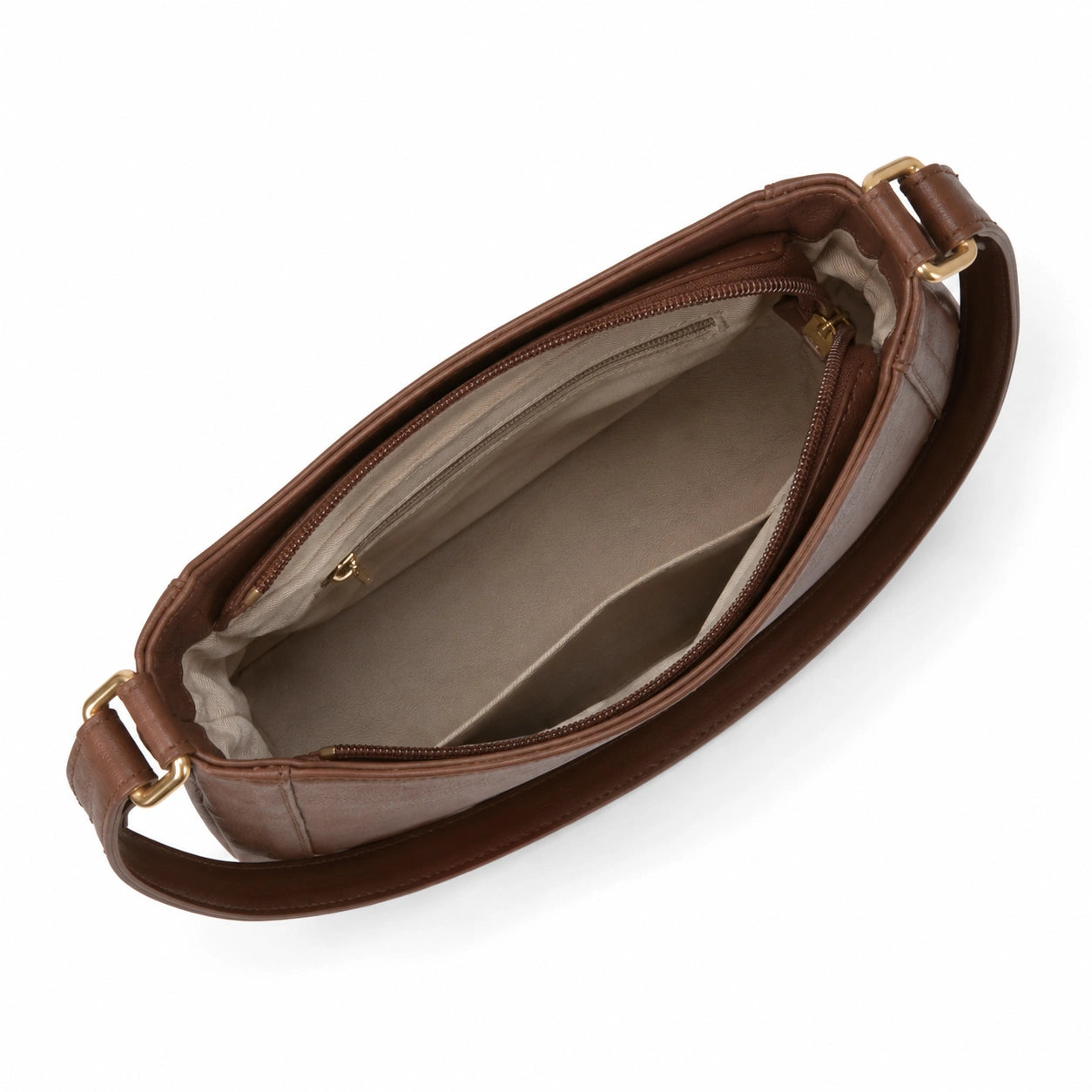 Bagvella Brown Shoulder Handbag